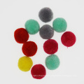 Colorful pompoms for art & craft and cloth decoration